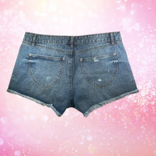Load image into Gallery viewer, Miami Beach Collection -Dark wash jean shorts
