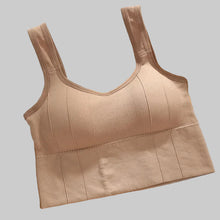 Load image into Gallery viewer, Classic Breathable cotton anti sweat push up sports bra.
