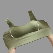 Load image into Gallery viewer, Classic Breathable cotton anti sweat push up sports bra.
