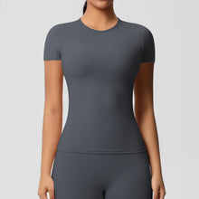 Load image into Gallery viewer, Workout Dry Fit Breathable High Elastic Sports Top
