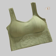 Load image into Gallery viewer, Classic Breathable cotton anti sweat push up sports bra.

