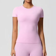 Load image into Gallery viewer, Workout Dry Fit Breathable High Elastic Sports Top
