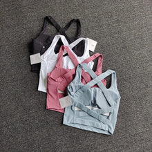 Load image into Gallery viewer, Sports Bra Top Push Up Fitness Bra
