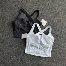 Load image into Gallery viewer, Sports Bra Top Push Up Fitness Bra
