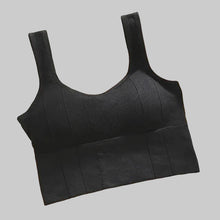 Load image into Gallery viewer, Classic Breathable cotton anti sweat push up sports bra.
