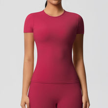 Load image into Gallery viewer, Workout Dry Fit Breathable High Elastic Sports Top
