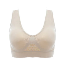 Load image into Gallery viewer, Women&#39;s Breathable Sports Vest Bra Sweat-absorbent Shockproof Pad
