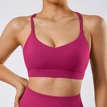 Load image into Gallery viewer, Fitness Sports Bra for Women Push Up Cross Back
