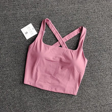 Load image into Gallery viewer, Sports Bra Top Push Up Fitness Bra
