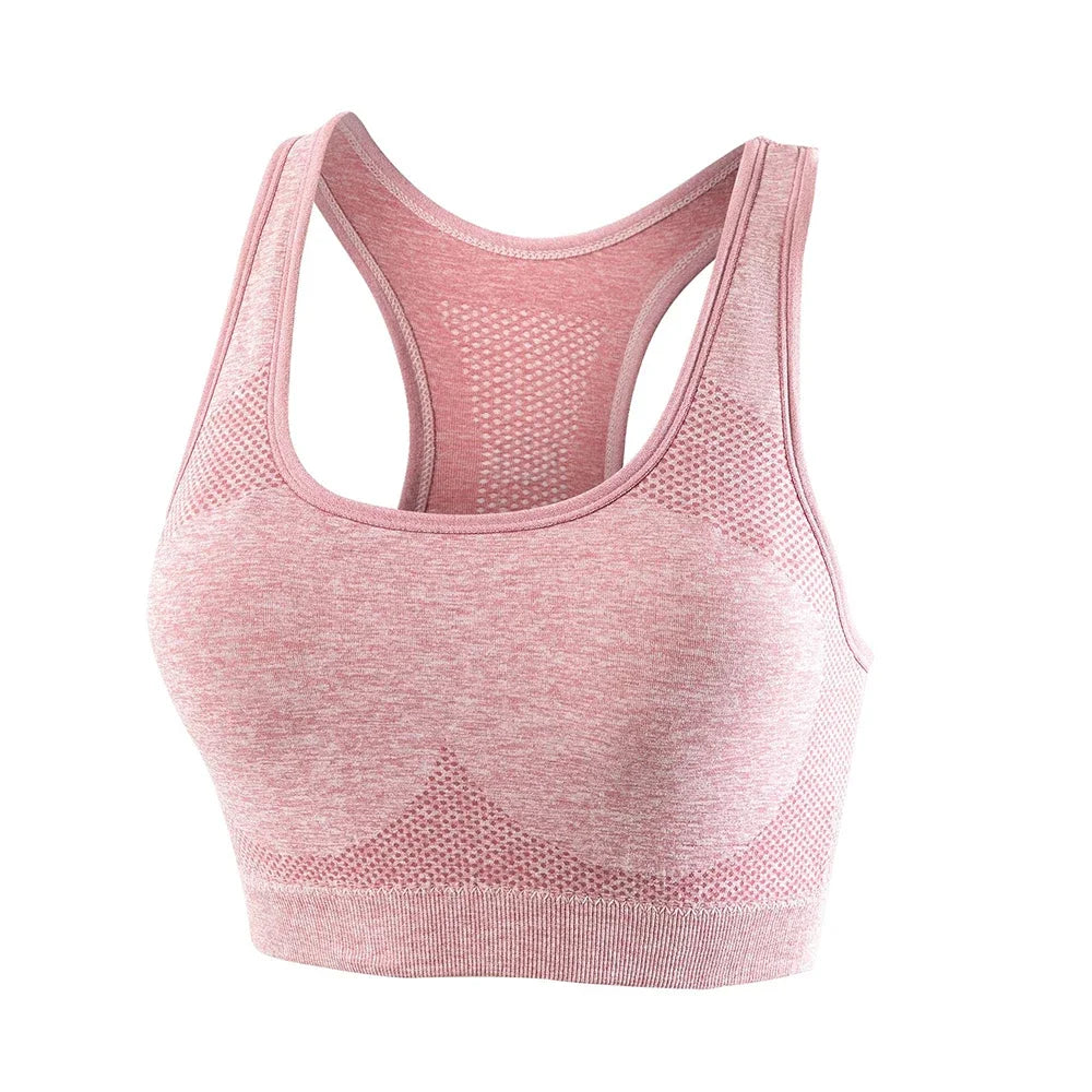 Breathable Sports Push Up Bra Fitness Top