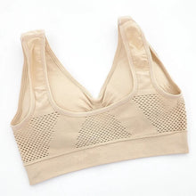 Load image into Gallery viewer, Women&#39;s Breathable Sports Vest Bra Sweat-absorbent Shockproof Pad
