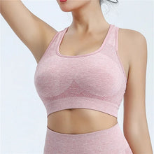 Load image into Gallery viewer, Breathable Sports Push Up Bra Fitness Top
