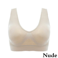 Load image into Gallery viewer, Women&#39;s Breathable Sports Vest Bra Sweat-absorbent Shockproof Pad
