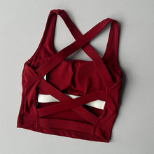 Load image into Gallery viewer, Sports Bra Top Push Up Fitness Bra
