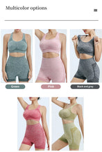 Load image into Gallery viewer, Breathable Sports Push Up Bra Fitness Top
