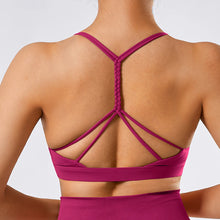 Load image into Gallery viewer, Fitness Sports Bra for Women Push Up Cross Back
