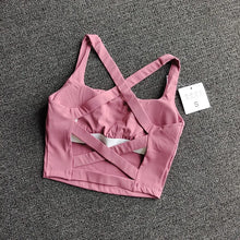 Load image into Gallery viewer, Sports Bra Top Push Up Fitness Bra
